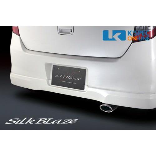 SilkBlaze マフラーカッター【シルバー/オーバル】MH23SワゴンR FXリミテッド NA_...