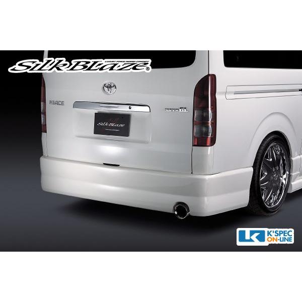 SilkBlaze リアバンパースポイラー【純正色塗装】200系ハイエース 標準 1型/2型_[SB...