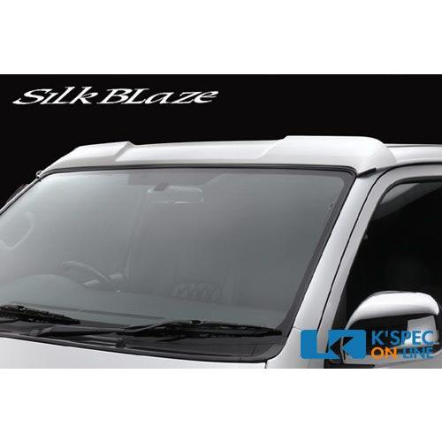 SilkBlaze フロントルーフスポイラー【未塗装】200系ハイエース 標準_[SB-H200MC...