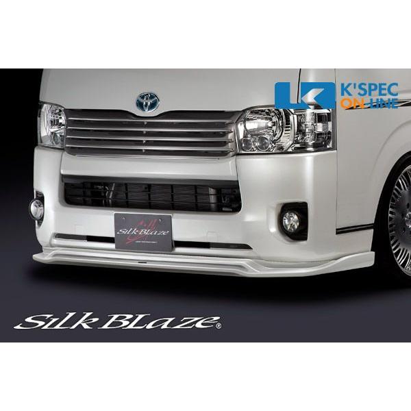 SilkBlaze トヨタ【200系ハイエース 標準 4型】フロントスポイラーVer.2【塗装済み】...