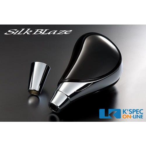 SilkBlaze 20系アルファード・ヴェルファイア 超美艶クロームメッキシフトノブ ピアノブラッ...