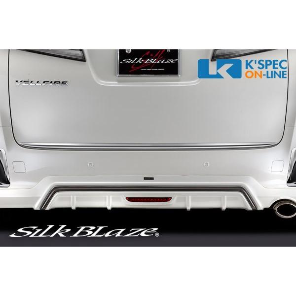 SilkBlaze 【30系アルファード/ヴェルファイア】リアゲートクロームガーニッシュ_[SB-R...