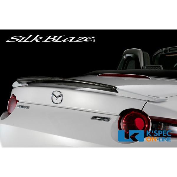 SilkBlaze Sports マツダ【NDロードスター】リアウイング【WETカーボン】_[TSR...