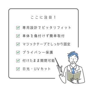 プラド 150系 前期 後期 サンシェード サ...の詳細画像1