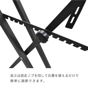 キーボードスタンド X型 折りたたみ 軽量 高...の詳細画像3