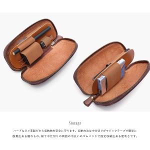 プルームテック ケース 本革 牛ヌメ革 手縫い...の詳細画像3