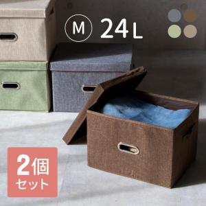 山善(YAMAZEN) ふた付き 収納ボックス 3個組 カラーボックス対応
