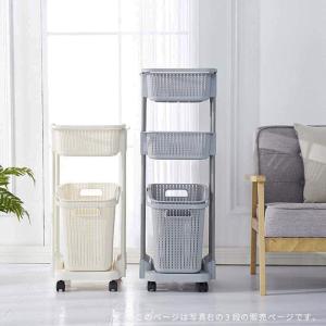 ランドリーバスケット 3段 大容量 洗濯カゴ ...の詳細画像1