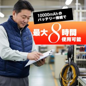 ヒーターベスト USB 電熱ベスト ヒーター付...の詳細画像5