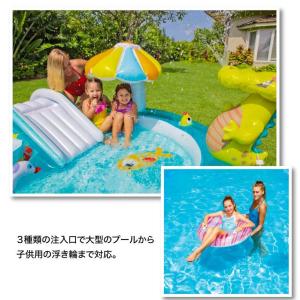 空気入れ プール 電動 浮き輪 空気抜き 10...の詳細画像4