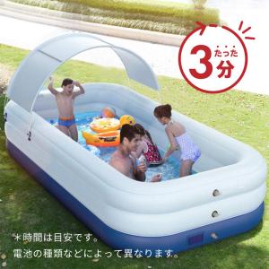 家庭用プール 大型 大きい 390cm ビニー...の詳細画像2