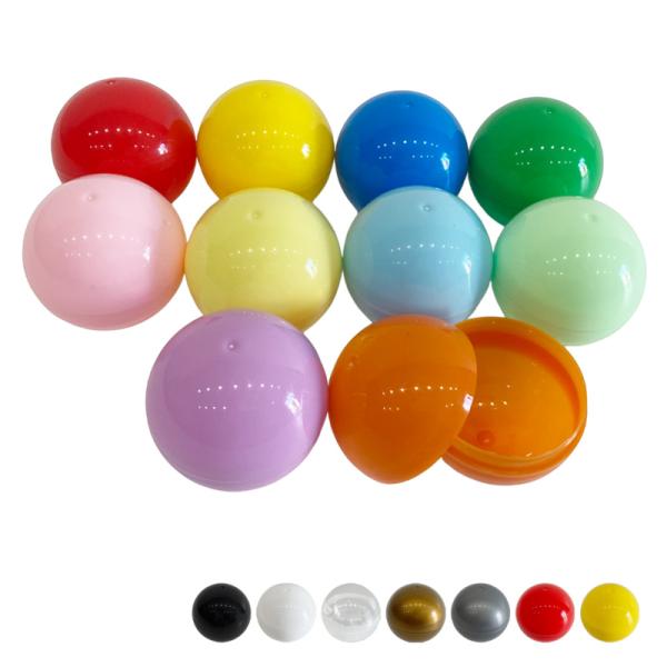 ガチャガチャ カプセル 50mm クリア 中身が見えない 10個 カプセルトイ