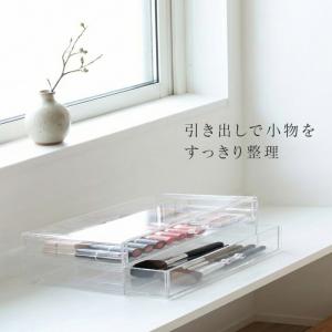 アクリルケース 引き出し コスメ収納 透明 2...の詳細画像3