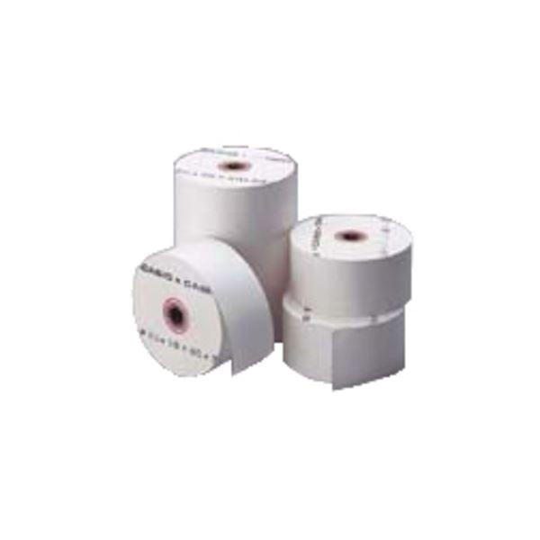 (まとめ) シャープ ロールペーパー紙幅57.5mm 外径80mm 上質紙タイプ RL-142A 1...