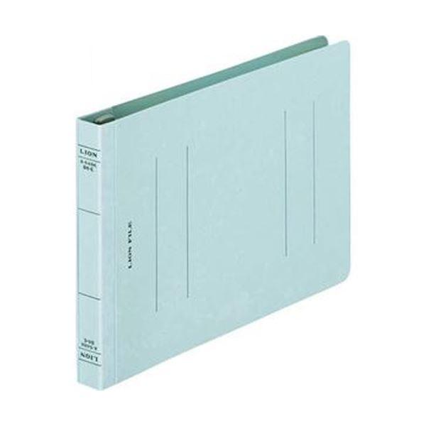 （まとめ）ライオン事務器 フラットファイルB6ヨコ 150枚収容 背幅18mm ブルー CS-A54...