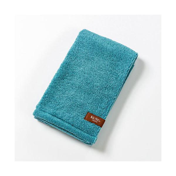 〔5個セット〕楠橋紋織 くすばしタオル クスオーガニック フェイスタオル 約33cm×80cm ブル...
