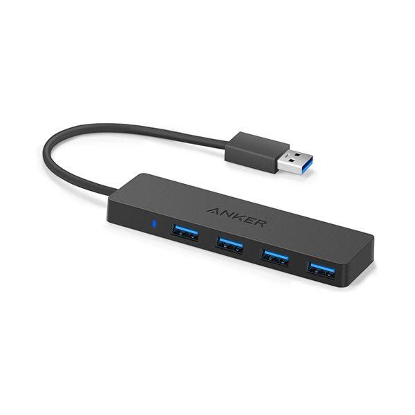 （まとめ） アンカージャパン ANKER USB3.0対応 ウルトラスリムUSB-Aハブ 4ポート ...