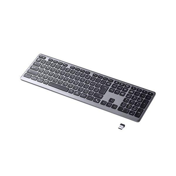 サンワサプライ Bluetooth+2.4GHzコンボキーボード SKB-WBT41BK
