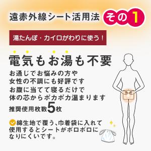 遠赤外線シート 大判サイズ 80×50cm 遠...の詳細画像5