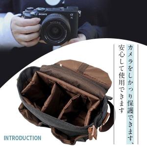 カメラバッグ ショルダー カメラケース おしゃ...の詳細画像4