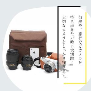 カメラバッグ ショルダー カメラケース おしゃ...の詳細画像5