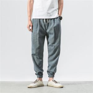 サルエルパンツ ワイドパンツ メンズ リネンパ...の詳細画像2