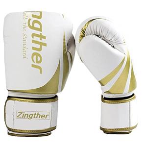 Zingther Premium Faux Leather Boxing Gloves for Men and Women  for Boxing K