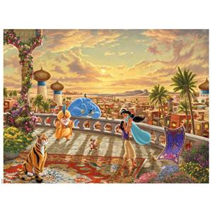 Ceaco  Thomas Kinkade  Disney Dreams Collection  Jasmine Dancing in The Des