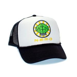 Nerd Trucker Hat Neptunes NERD N.E.R.D. Cap Adult OneSize Multi B