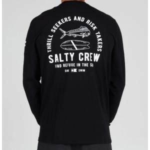 ソルティークルー ロングスリーブTシャツ Lateral Line Black L/S Standard Tee Sallty Crew 73-055｜kt-gigaweb