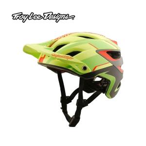 【国内未入荷商品】Troy Lee Designs トロイリーデザイン　MTB用ヘルメット　A3 Mips HELMET LINES GLO YELLOW A3ミップスヘルメットライングローイエロー
