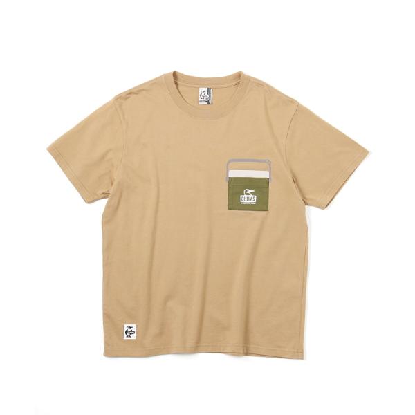 チャムス Tシャツ Camper Cooler Pocket T-Shirt CH01-2360 メ...