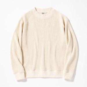 Jackman（ジャックマン） Waffle Crewneck ワッフルクルーネック