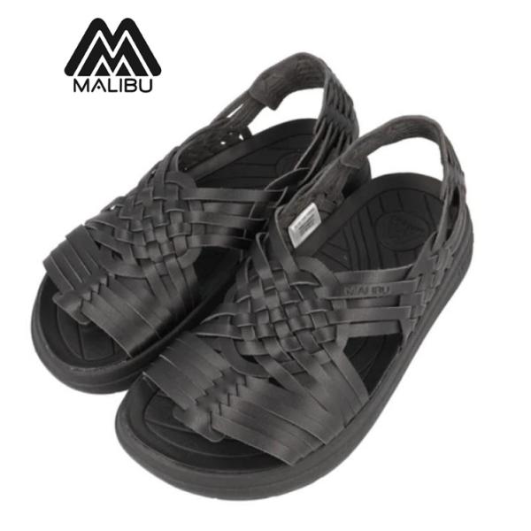 マリブサンダルズ CANYON BLACK/BLACK VEGAN LEATHER MS010001...