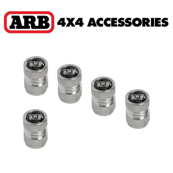 ARB エアバルブキャップ 5個入 シルバー タイヤバルブキャップ 217090 / ARB 4×4...