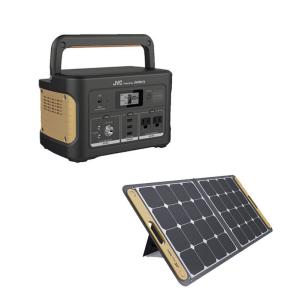 【セット商品】Jackery JVCケンウッド ポータブル電源（BN-RB10-C）＋ ポータブルソーラーパネル（BH-SP100-C）/ ジャクリ