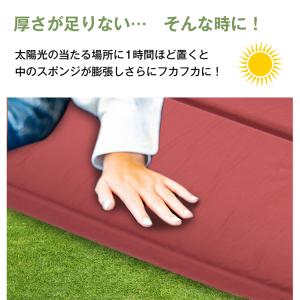 キャンプマット インフレーターマット 車中泊 ...の詳細画像5