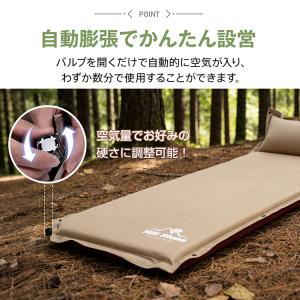 車中泊 マットレス キャンピングマット シング...の詳細画像4