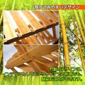 ウッドラック 4段 木製 収納ラック 折りたた...の詳細画像4