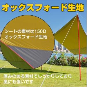 ヘキサタープ テント 5m タープテント 軽量...の詳細画像1