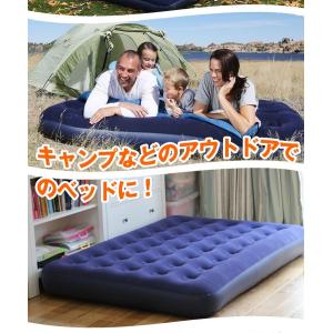 エアーベッド エアーマット ダブル 車中泊 マ...の詳細画像3