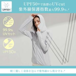 ラッシュガード 接触冷感 UVパーカー ラッシ...の詳細画像3