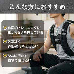 ウェイトベスト 10kg 重り トレーニング ...の詳細画像2