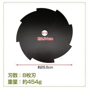 チップソー 255 10枚セット 草刈り機 替...の詳細画像3