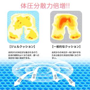 ジェルクッション 無重力 ゲルクッション 車椅...の詳細画像3