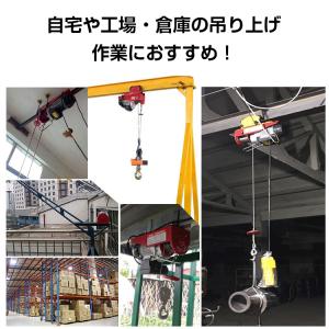 電動ホイスト 電動ウインチ クレーン 吊り下げ...の詳細画像5