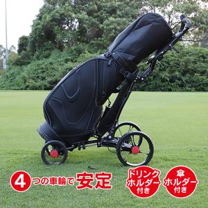 ゴルフ 手押しカート クリックギア モデル4.0 折りたたみ 3輪