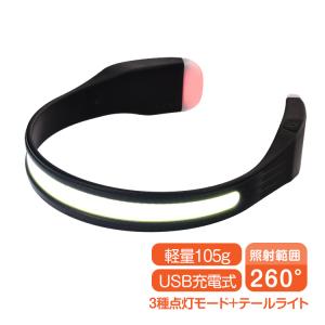 ヘットライド 充電式 LED 釣り 防水 登山 キャンプ