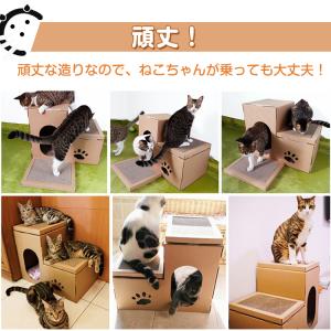 キャットハウス 猫ハウス 屋外 猫 爪とぎ ダ...の詳細画像4