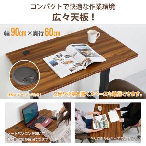 昇降デスク スタンディングデスク 昇降式 幅9...の詳細画像5